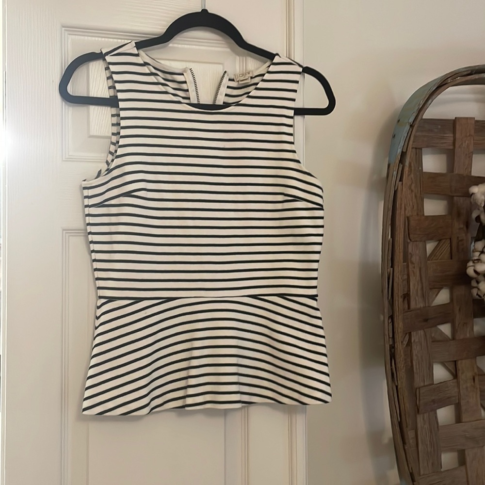 JCrew Peplum Top